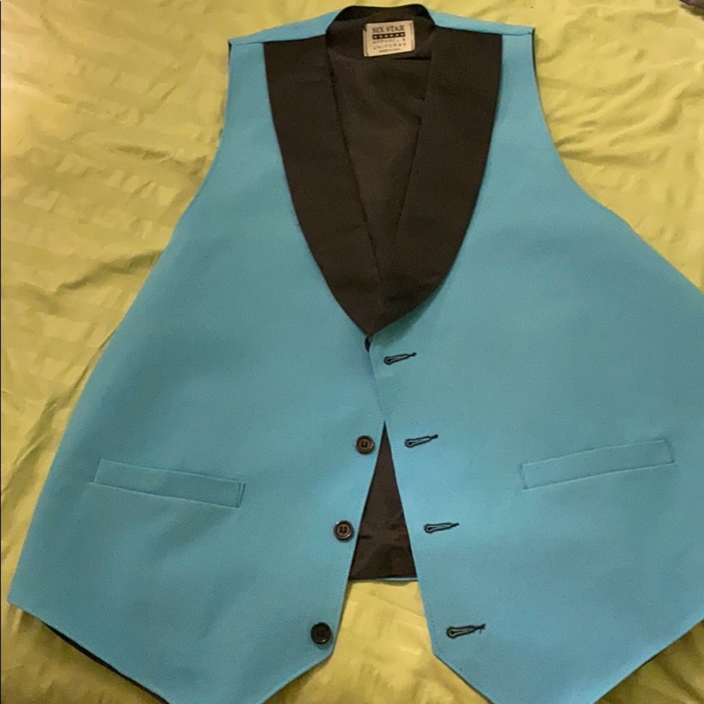 Blue Tuxedo Vest Mens L